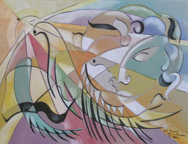 Pax tibi marce evangelista meus 2006 33,5x25cm